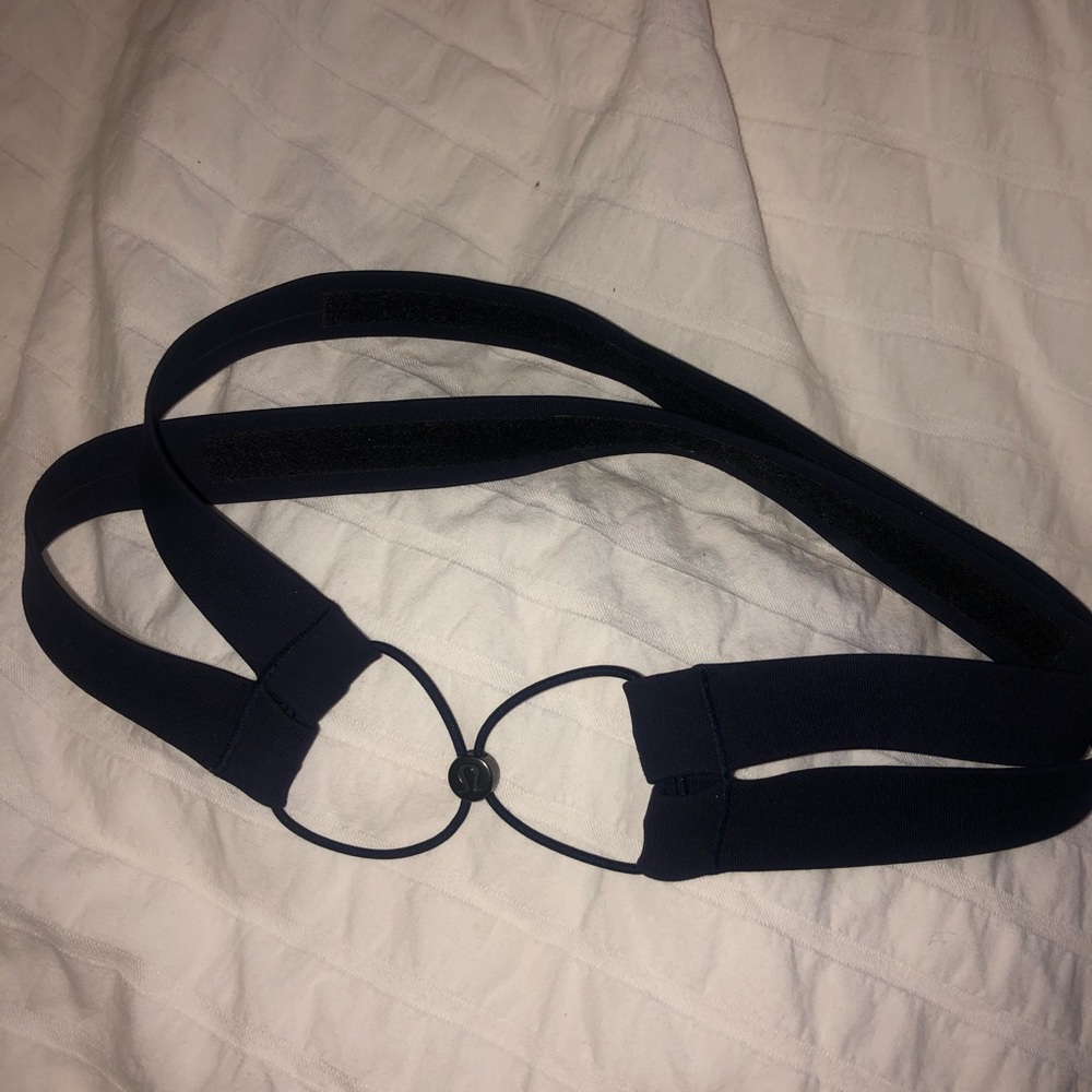 Navy blue Lululemon headband